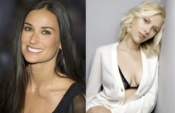 Demi Moore e Scarlett Johansson