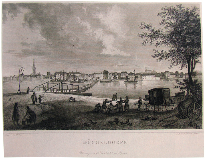 Il ponte sul Reno a Düsseldorf al tempo di Schumann