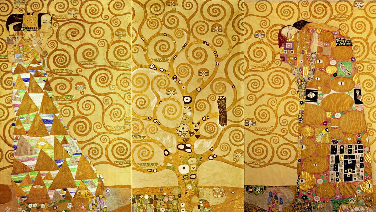 Gustav Klimt – L'albero della vita (1905-1909), Palazzo Stoclet, Bruxelles